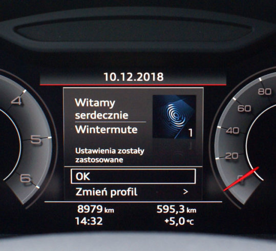 Audi Q8 - tablica