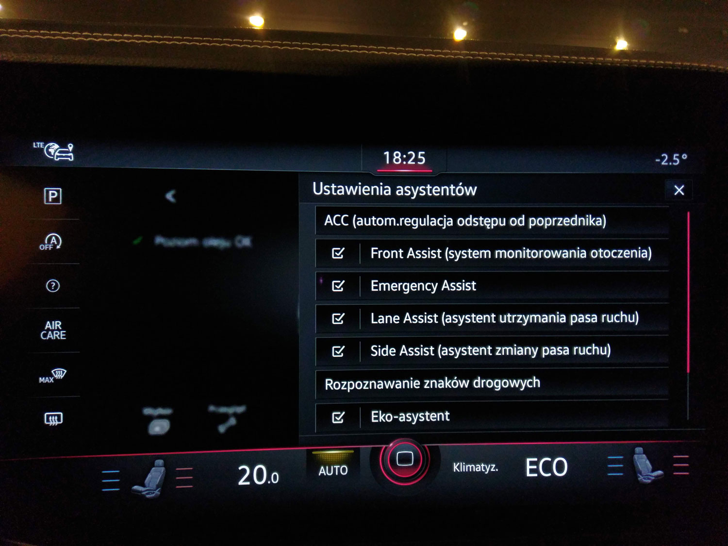 volkswagen Touareg - asysta