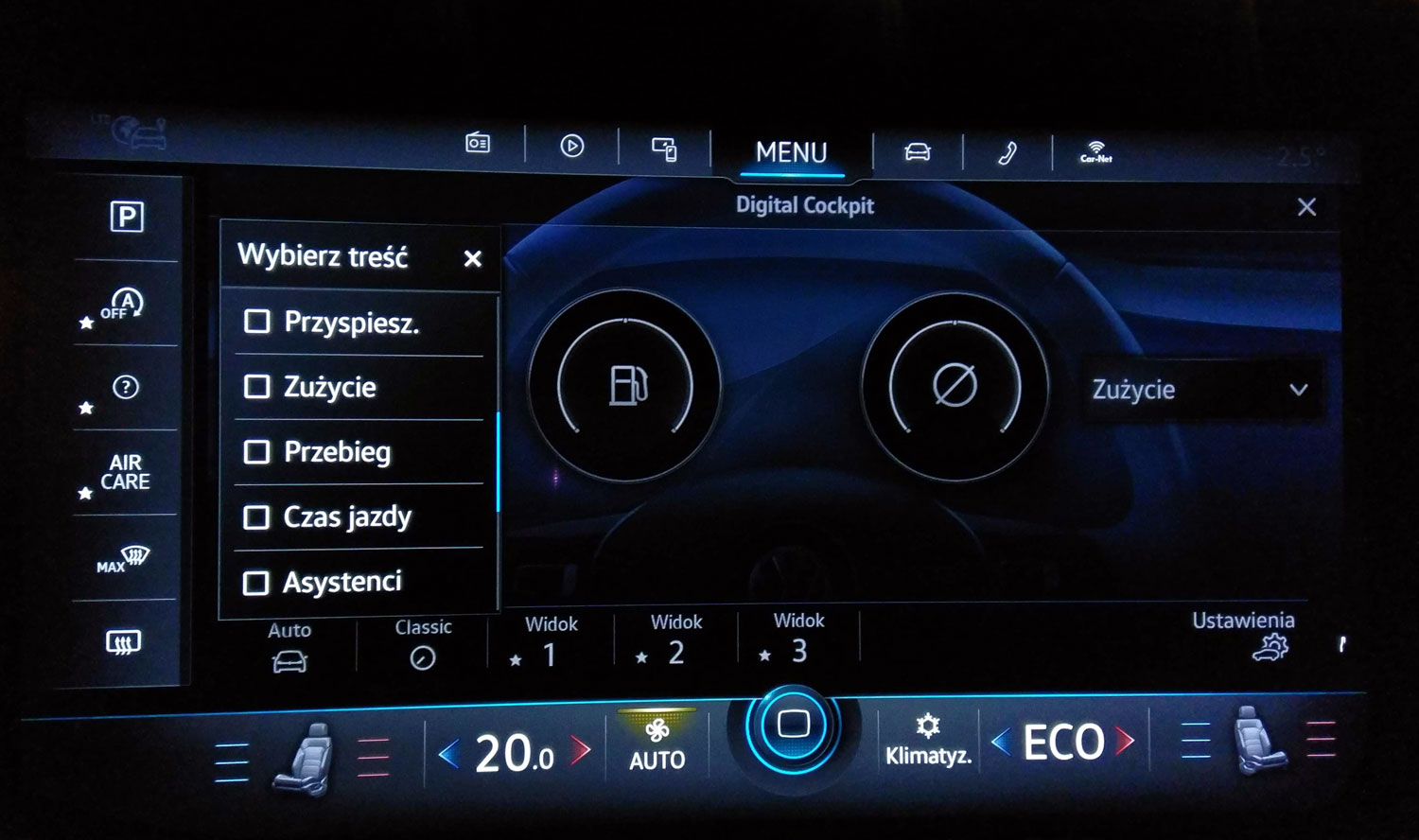 volkswagen Touareg - tablica