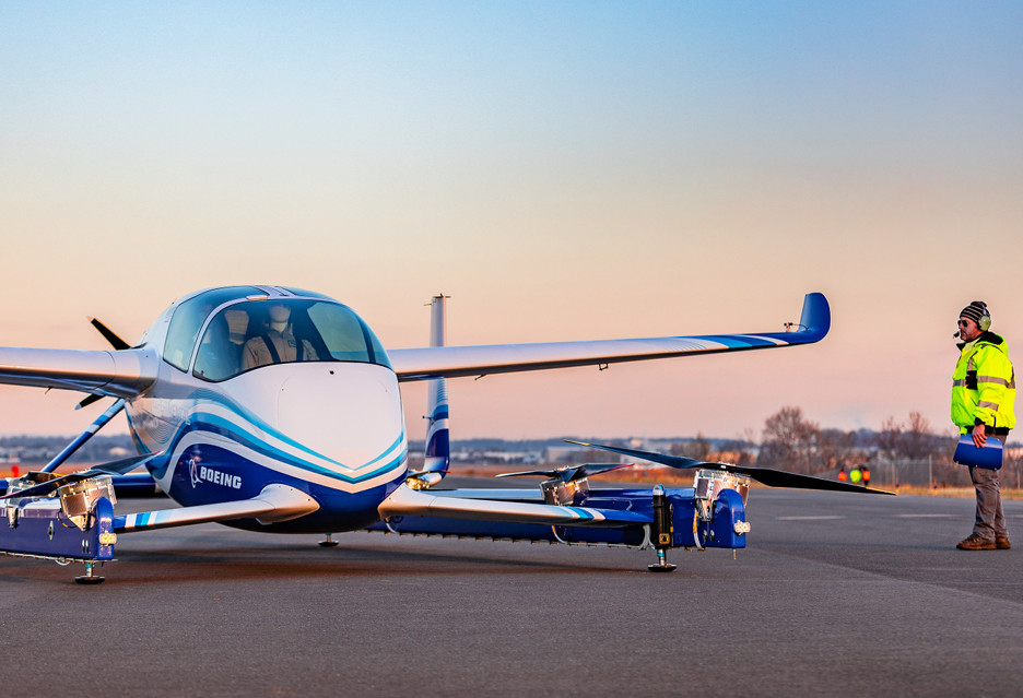 Pierwszy test latającej, autonomicznej taksówki Boeinga zakończony sukcesem