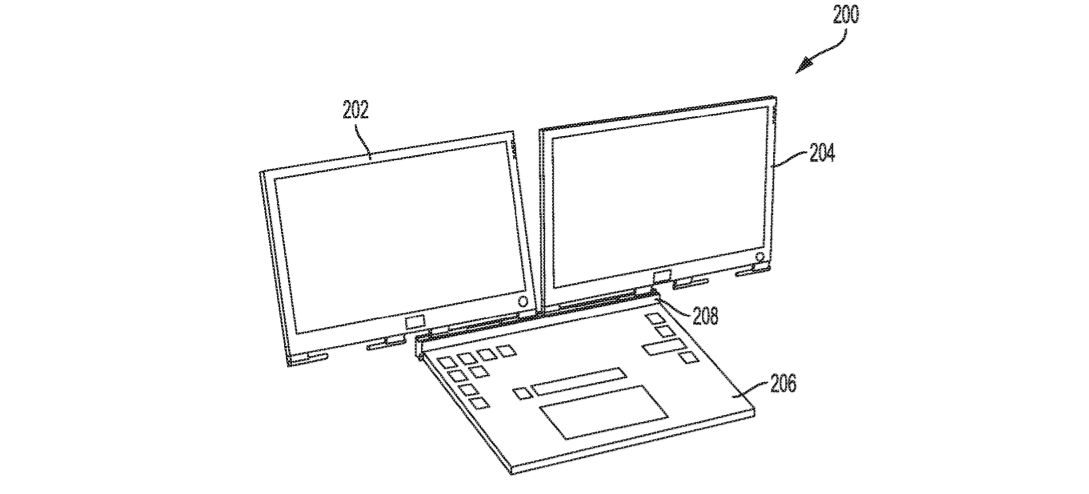Dell opatentował laptopa z dwoma ekranami