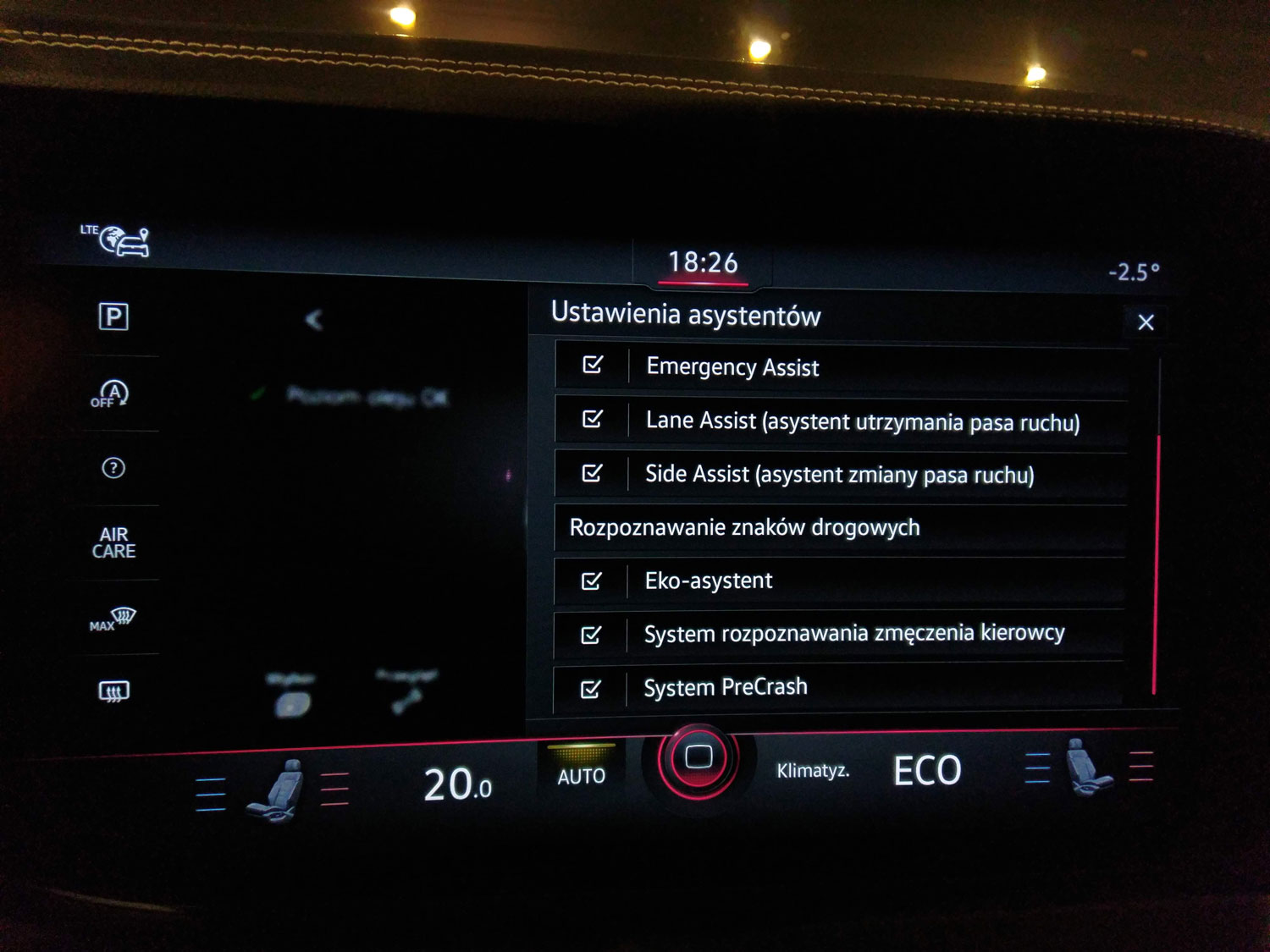 volkswagen Touareg - asysta