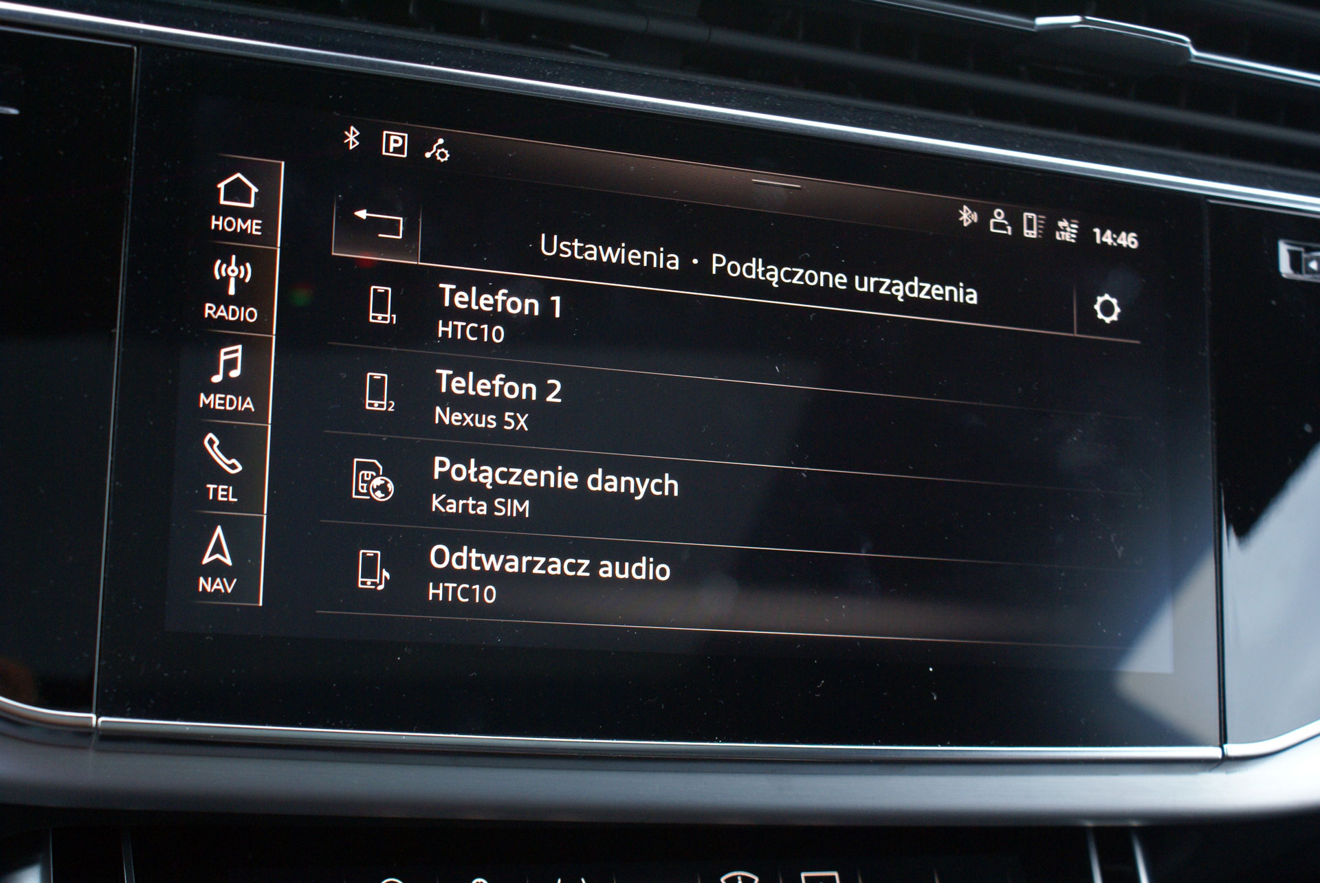 Audi Q8 - infotainment