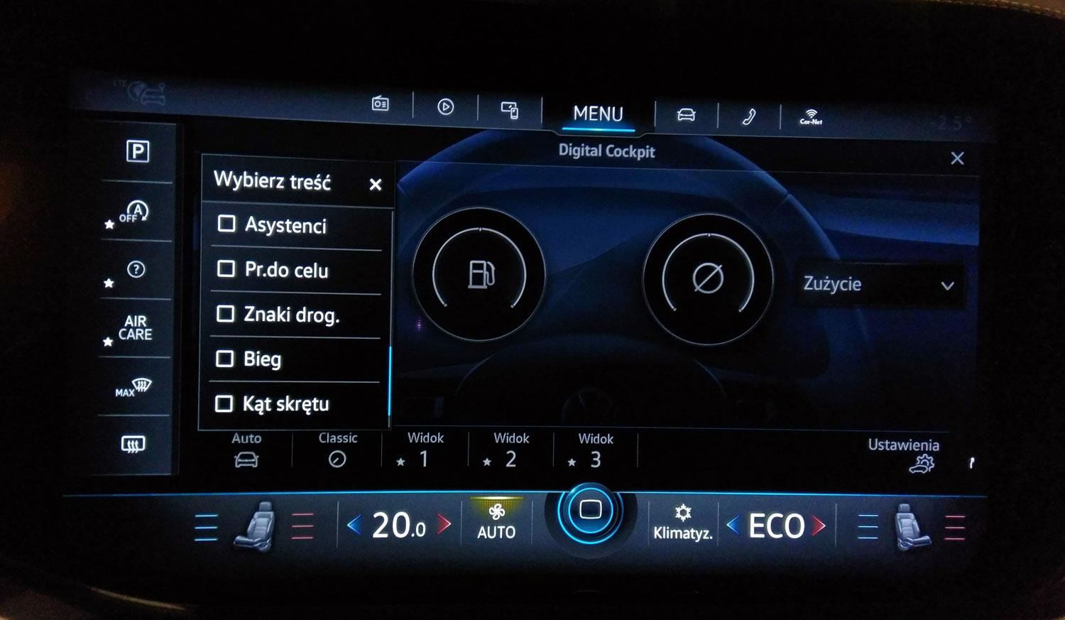 volkswagen Touareg - tablica