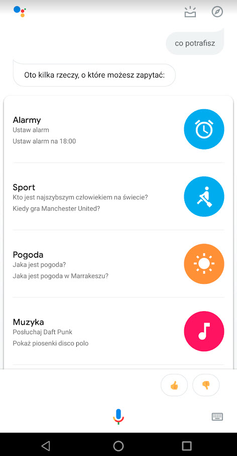 Asystent Google w Polsce