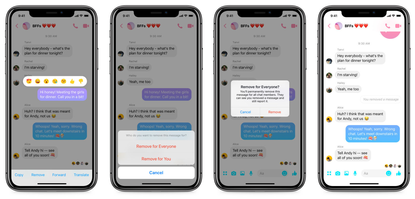 Z Messengera możesz już usunąć wysłane wiadomości
