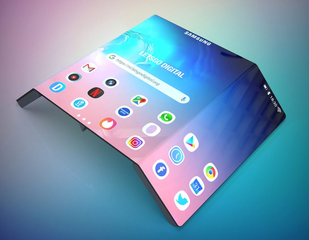 Patent na składany smartfon Samsunga …podobny do Xiaomi Mi Fold
