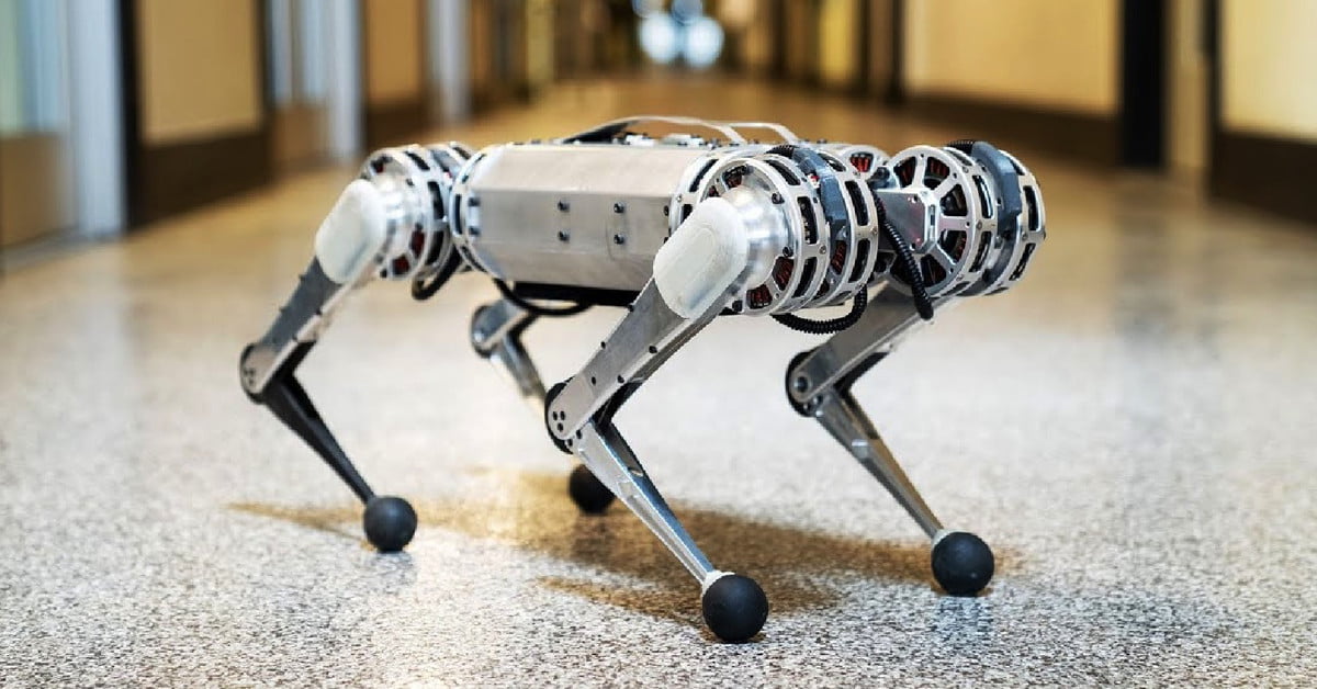 Pierwszy czworonożny robot, który robi salto w tył