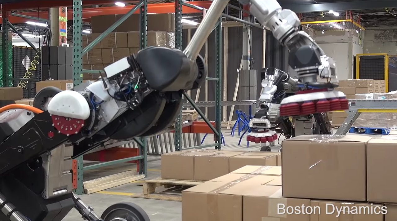 Nowy robot Boston Dynamics przenosi paczki za pomocą przyssawek