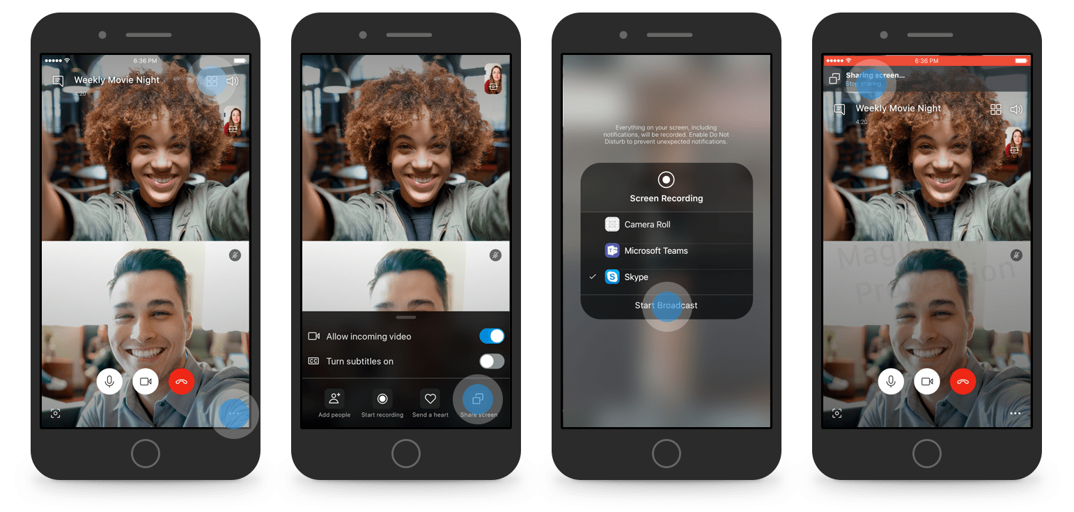 Skype wprowadza funkcję Screen Sharing dla urządzeń mobilnych