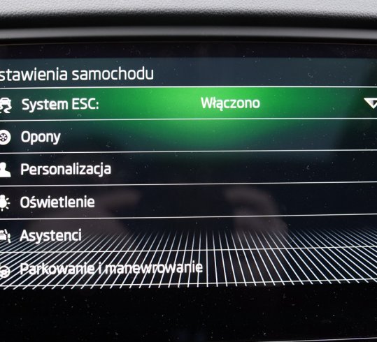 Škoda Octavia RS 245 - infotainment