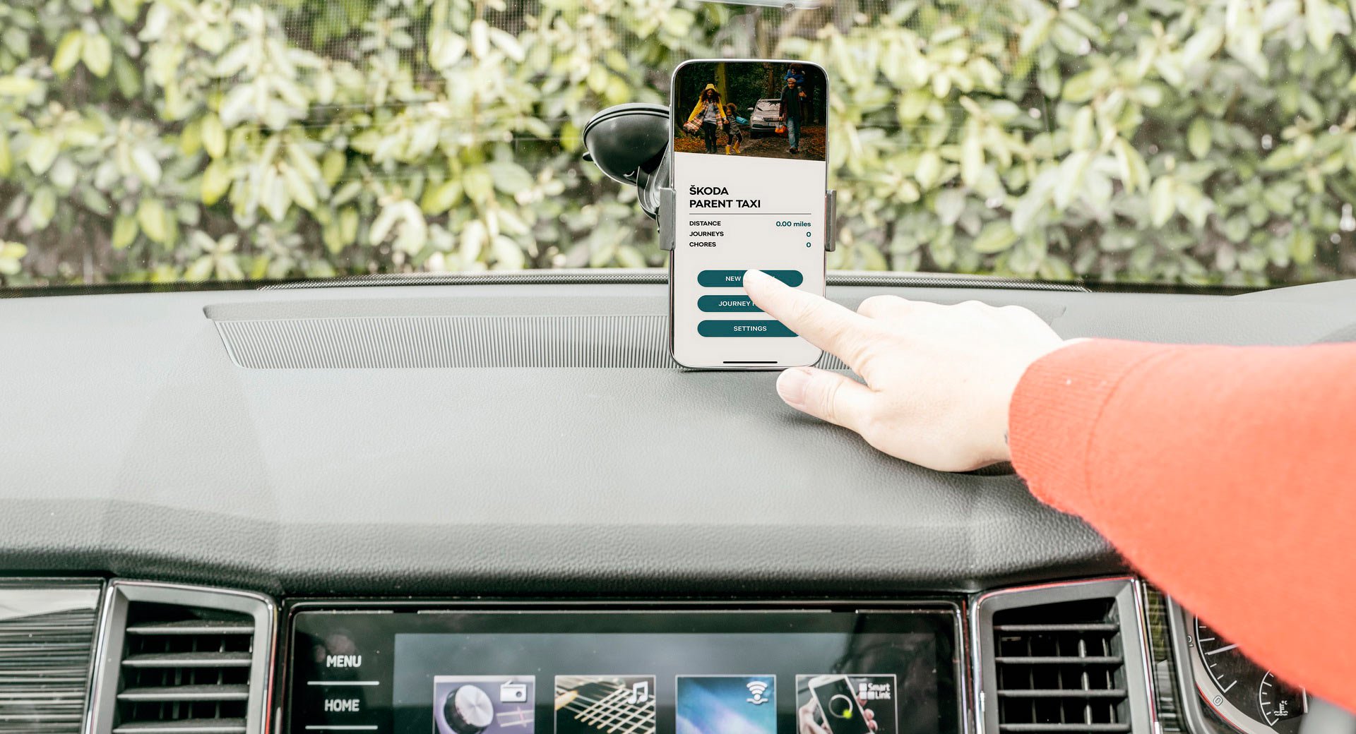 Škoda Parent Taxi – aplikacja do rozliczania dzieci z podwożenia samochodem
