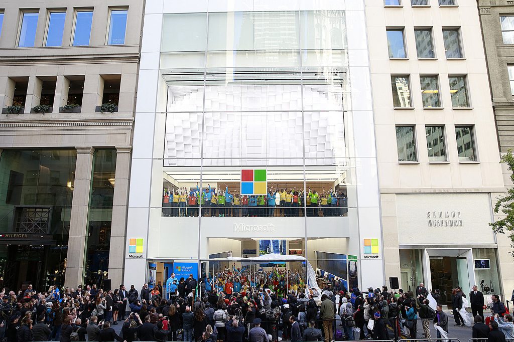 Microsoft otworzył pierwszy w Europie stacjonarny sklep