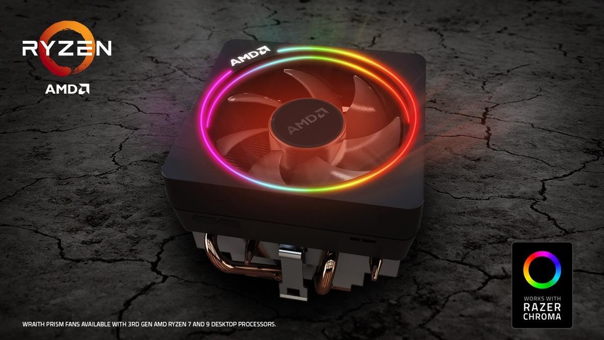 Oświetlenie Razer Chroma wentylatorów Wraith Prism dla AMD Ryzen 7 i 9