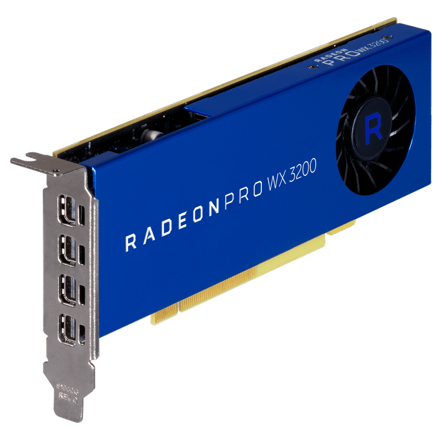 Premiera AMD Radeon Pro WX 3200