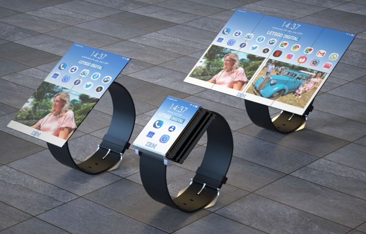 IBM ma patent na smartwatch z rozkładanym ekranem