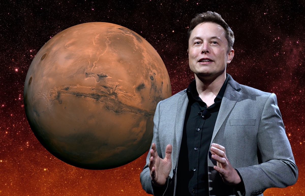 Elon Musk chce zrzucić na Marsa bombę jądrową