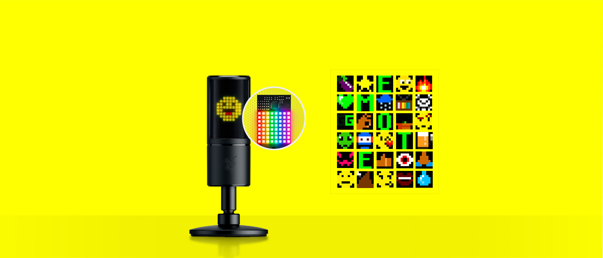 Razer Seiren Emote to nowy mikrofon dla streamerów. Wyświetli emotikony w czasie audycji