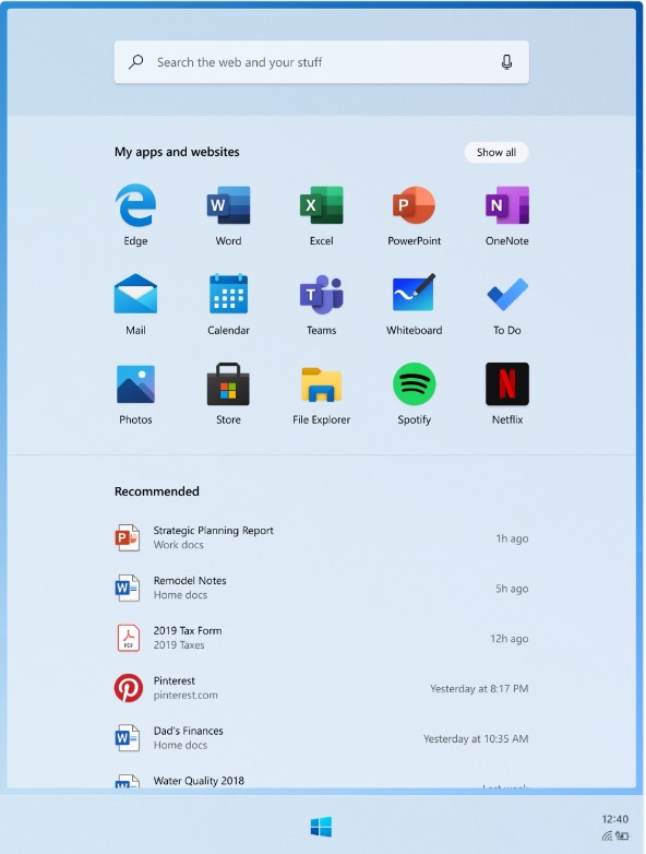 windows 10x program uruchamiający