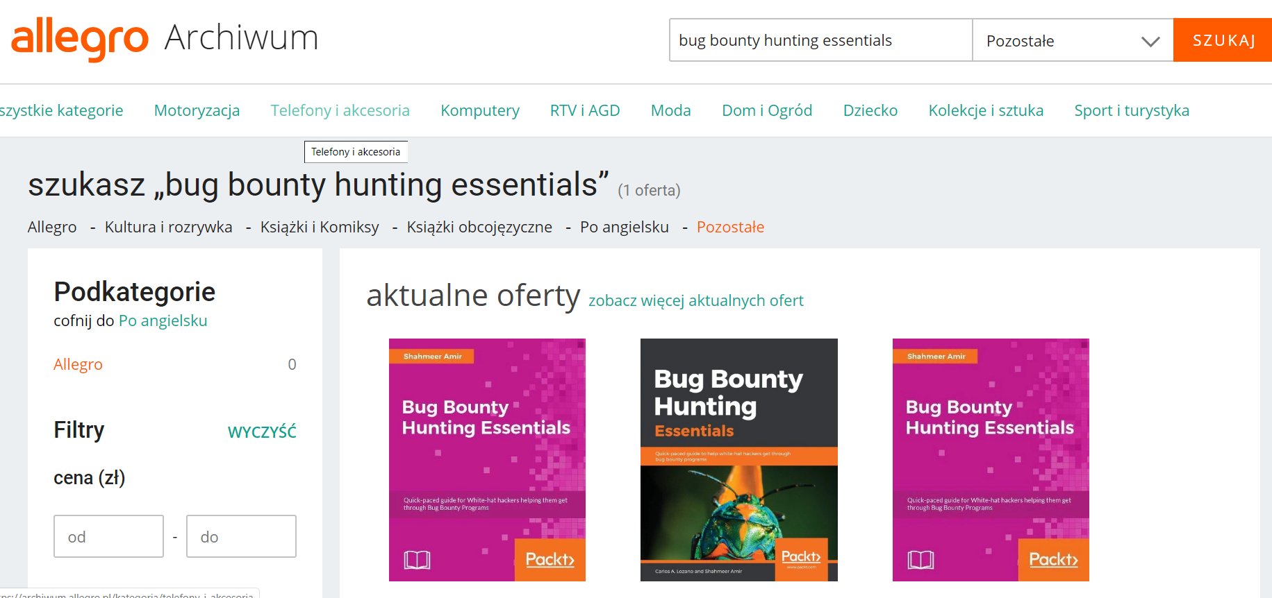 Bug bounty – Allegro płaci za szukanie luk. Do dzieła