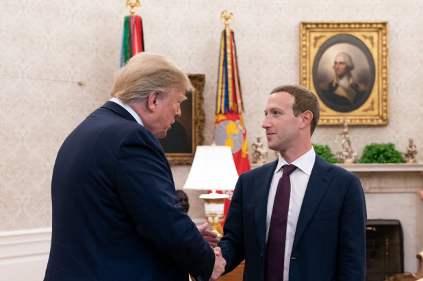 Donald Trump i Mark Zuckerberg, czyli tajemnicze spotkanie na szczycie