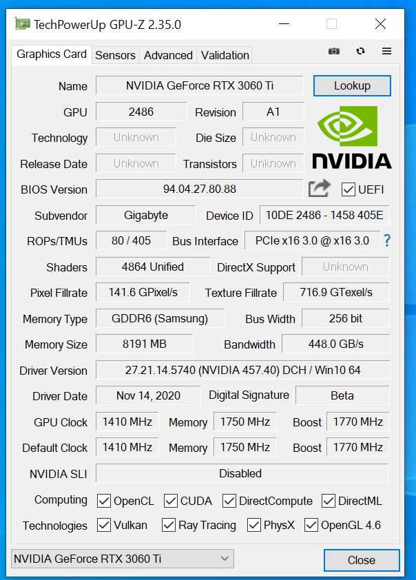 test GeForce RTX 3060 Ti, recenzja GeForce RTX 3060 Ti, opinia GeForce RTX 3060 Ti