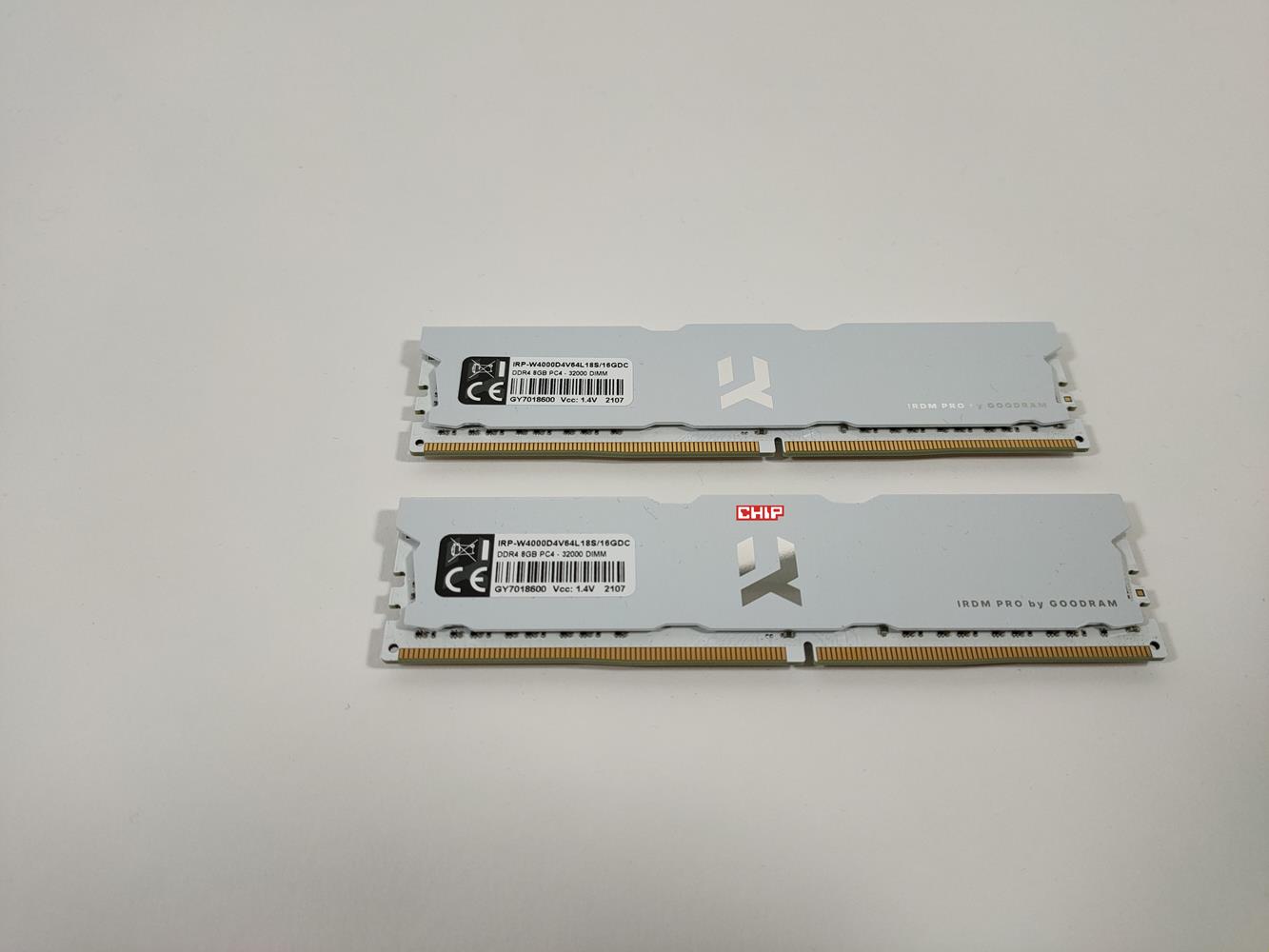 test GOODRAM IRDM PRO 2x 8GB 4000 MHz Hollow White, recenzja GOODRAM IRDM PRO 2x 8GB 4000 MHz Hollow White, opinia GOODRAM IRDM PRO 2x 8GB 4000 MHz Hollow White