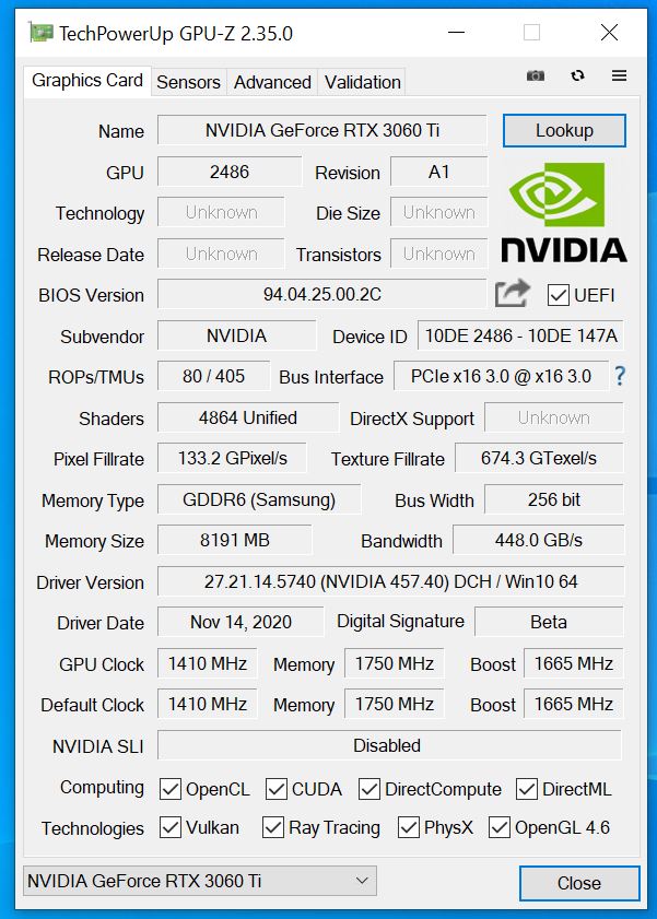 test GeForce RTX 3060 Ti, recenzja GeForce RTX 3060 Ti, opinia GeForce RTX 3060 Ti