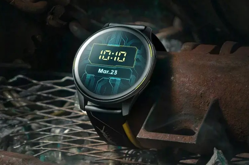 Smartwatch Cyberpunk 2077 OnePlusa oficjalnie. Ładowarka zachwyca