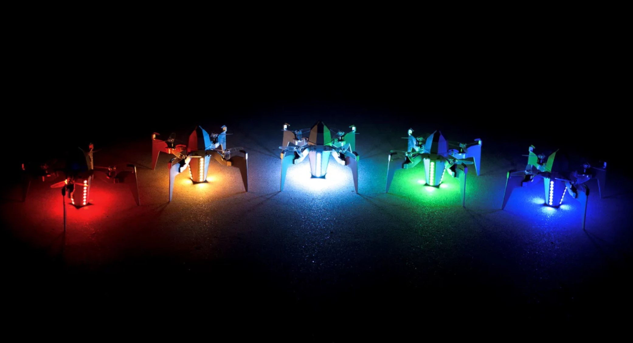 Z dronami Rammaxx Electric LED Rocket każdy z nas zorganizuje pokaz świetlny