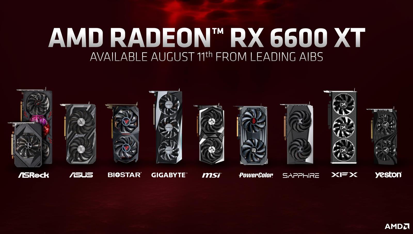 Premiera Radeon RX 6600 XT, Radeon RX 6600 XT, RX 6600 XT