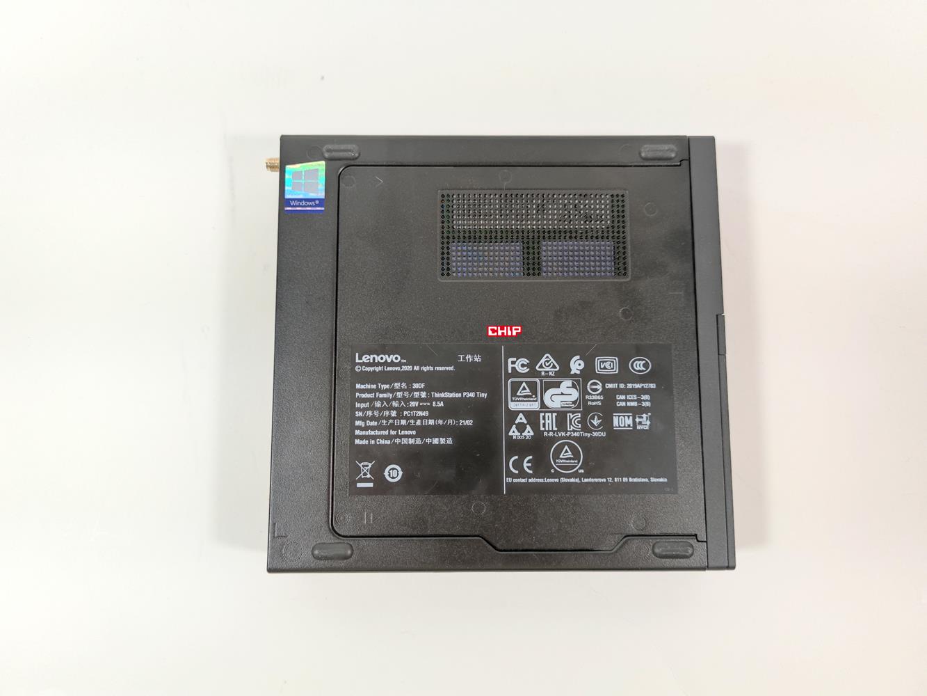 test Lenovo ThinkStation P340 Tiny, recenzja Lenovo ThinkStation P340 Tiny, opinia Lenovo ThinkStation P340 Tiny