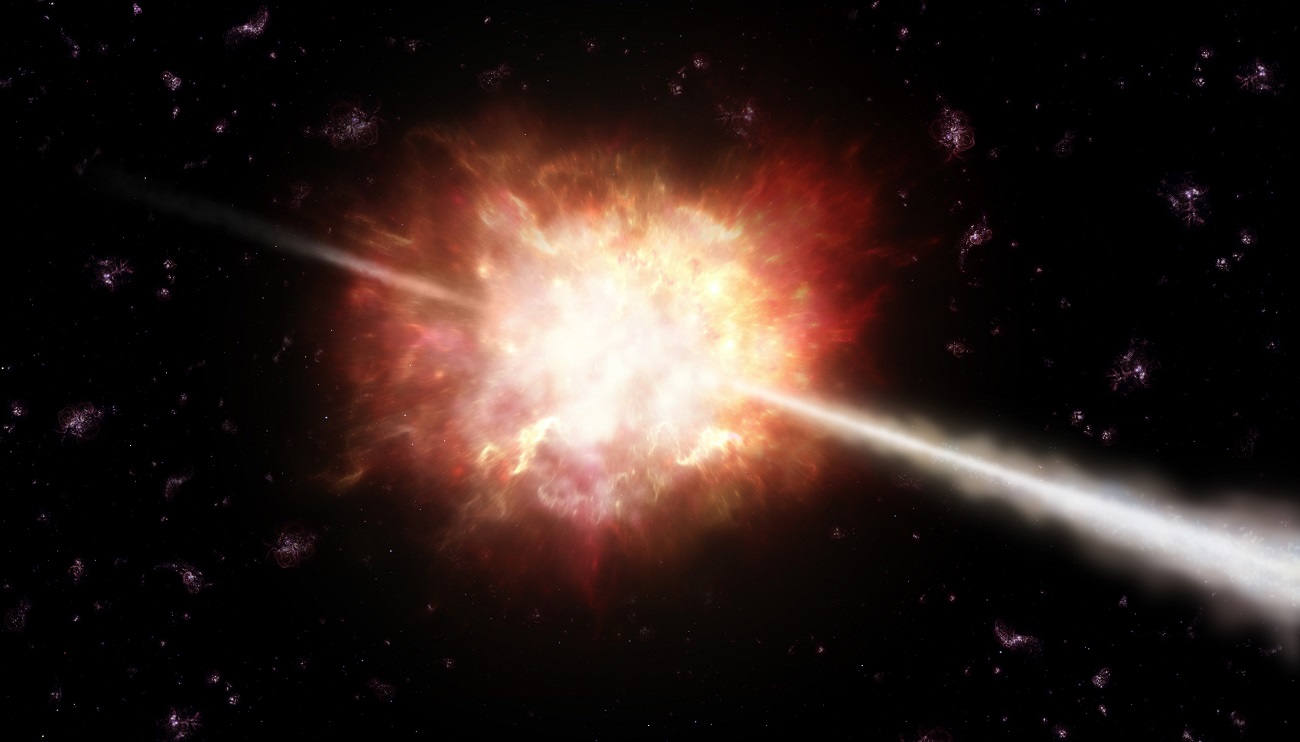 Sądzili, że rozbłysk gamma pochodzi z odległości miliardów lat świetlnych. Winowajca znajdował się tuż obok nas