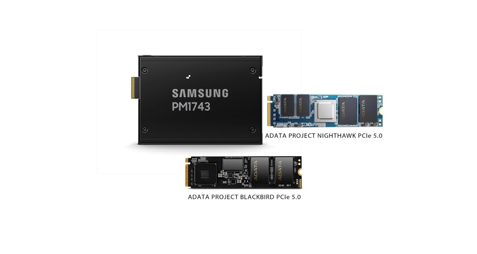 Spójrzcie na pierwsze dyski SSD PCIe 5.0. Samsung i ADATA pokazali swoje produkty