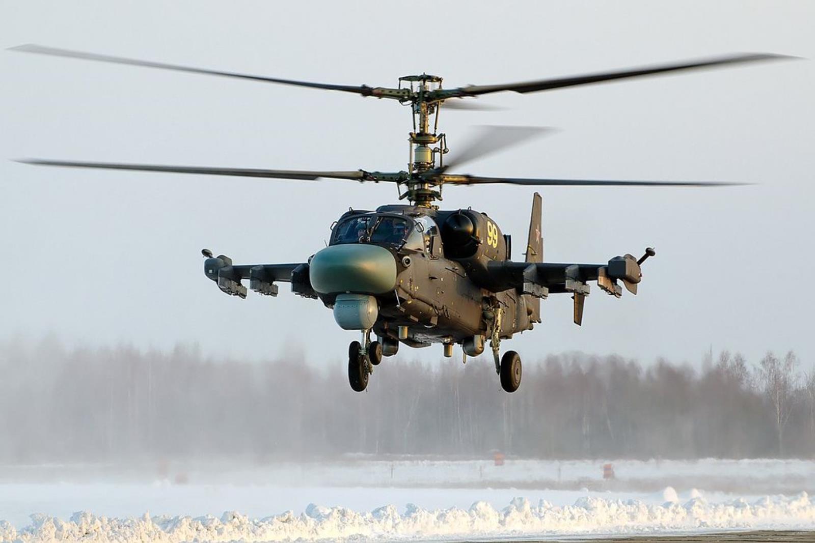 Pierwszy helikopter z katapultą. Rosyjski Kamow Ka-50 jest wyjątkowym dziełem