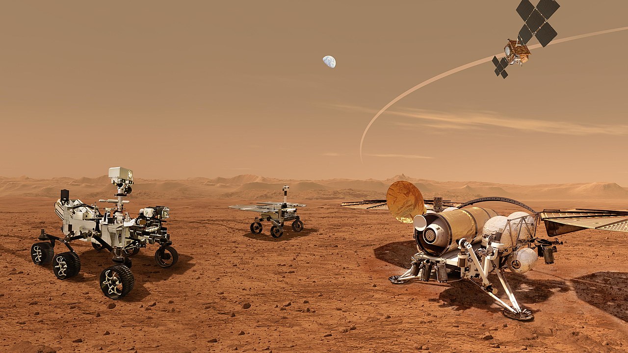 Próbki pobrane na Marsie zostaną wysłane na Ziemię

