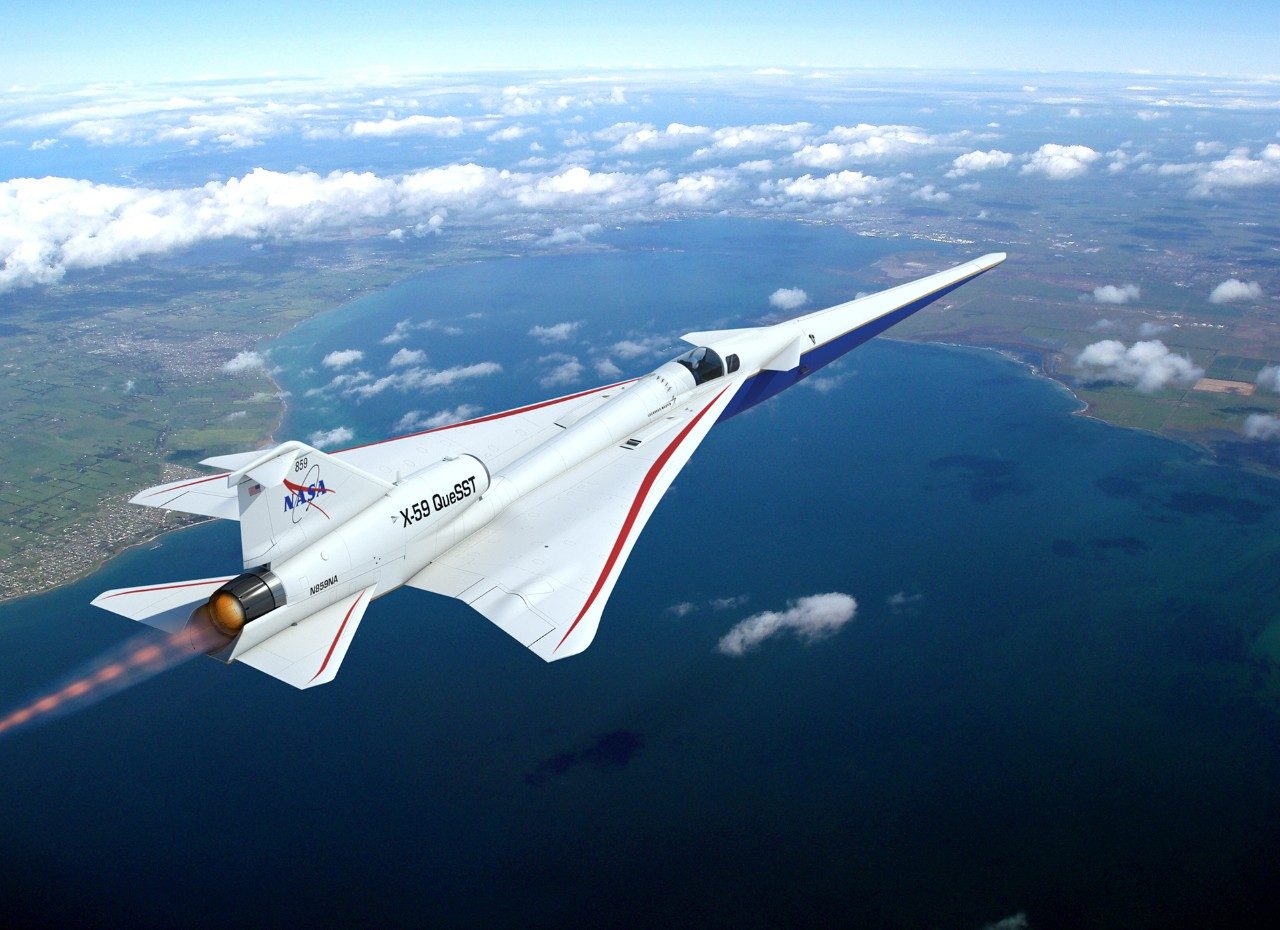 Naziemne testy X-59 zakończone. NASA sprawdziła wytrzymałość swojego naddźwiękowego samolotu