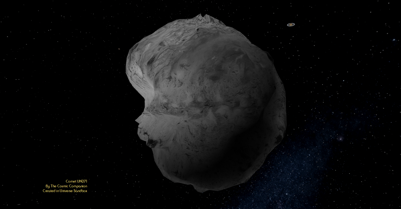 2014 UN271 z tytułem największej komety w historii