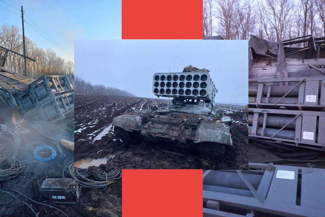 Ukraina zdobyła pociski termobaryczne, rosyjskiego TOS-1A,