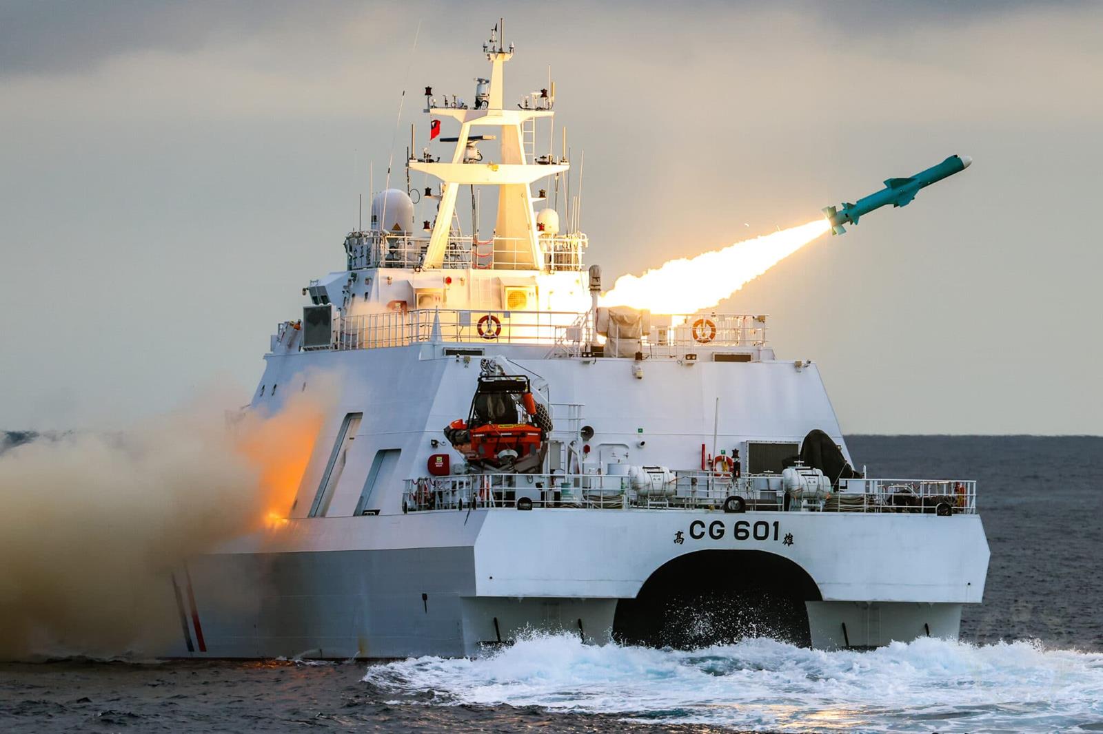 Tajwan ćwiczy niszczenie wrogich okrętów, Chiny mogą obawiać się nawet okrętów patrolowych