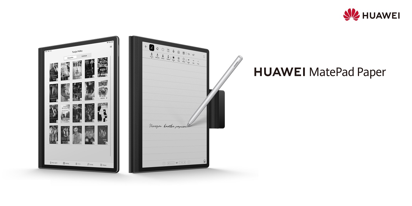 Do Polski wkracza Huawei MatePad Paper, czyli pierwszy tablet producenta z technologią E Ink