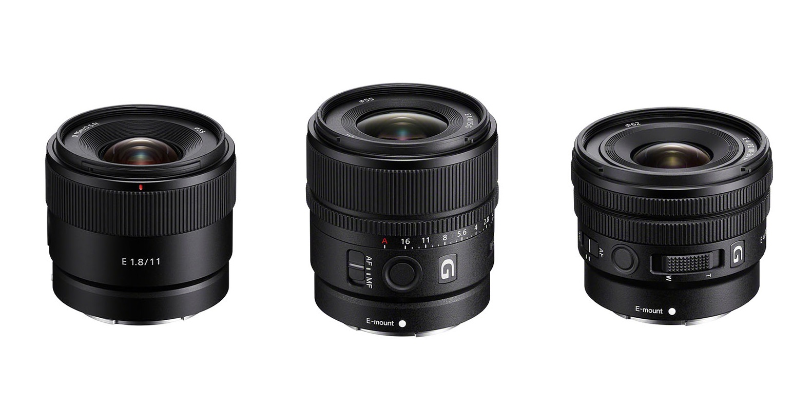 Trzy nowe obiektywy Sony-E. Szeroki kąt dla aparatów APS-C