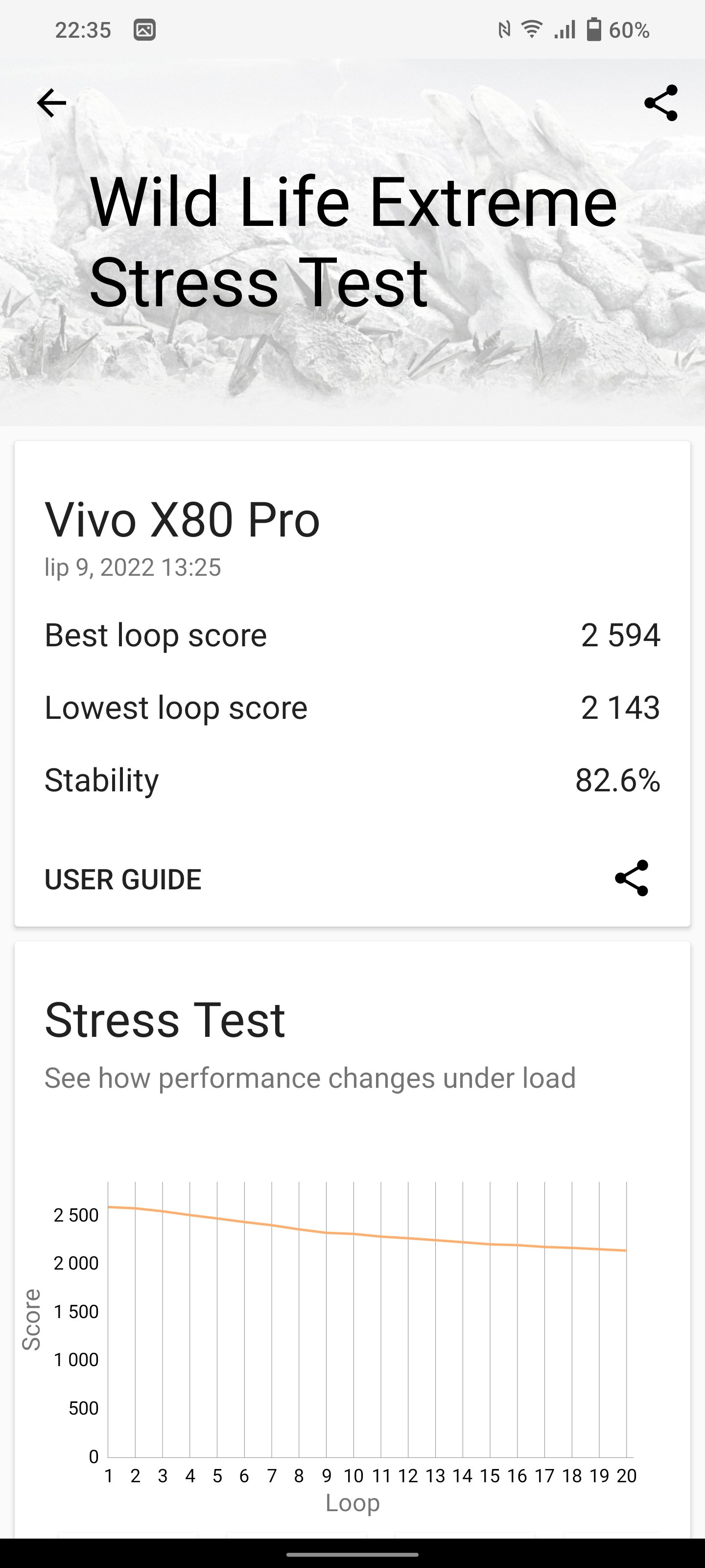 Vivo X80 Pro benchmark