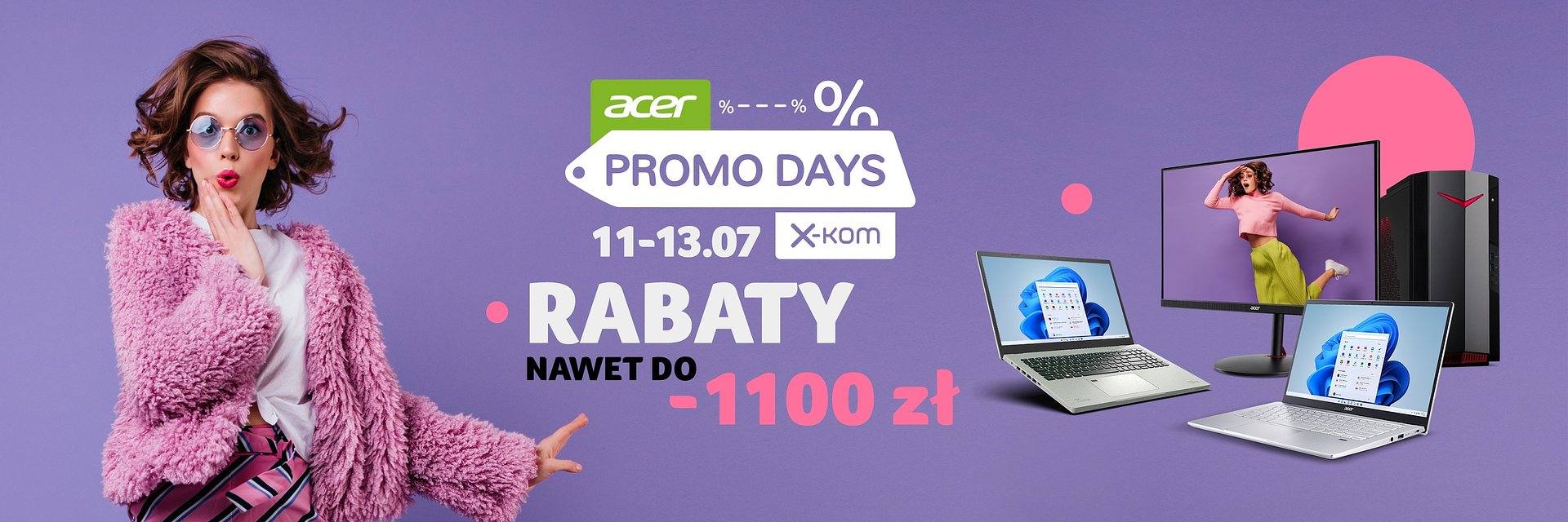 Acer i x-kom ruszają z akcją Promo Days. Sprzęt taniej o nawet 1100 zł!