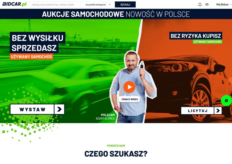 Startuje platforma Bidcar.pl. Używane samochody do kupienia na aukcji