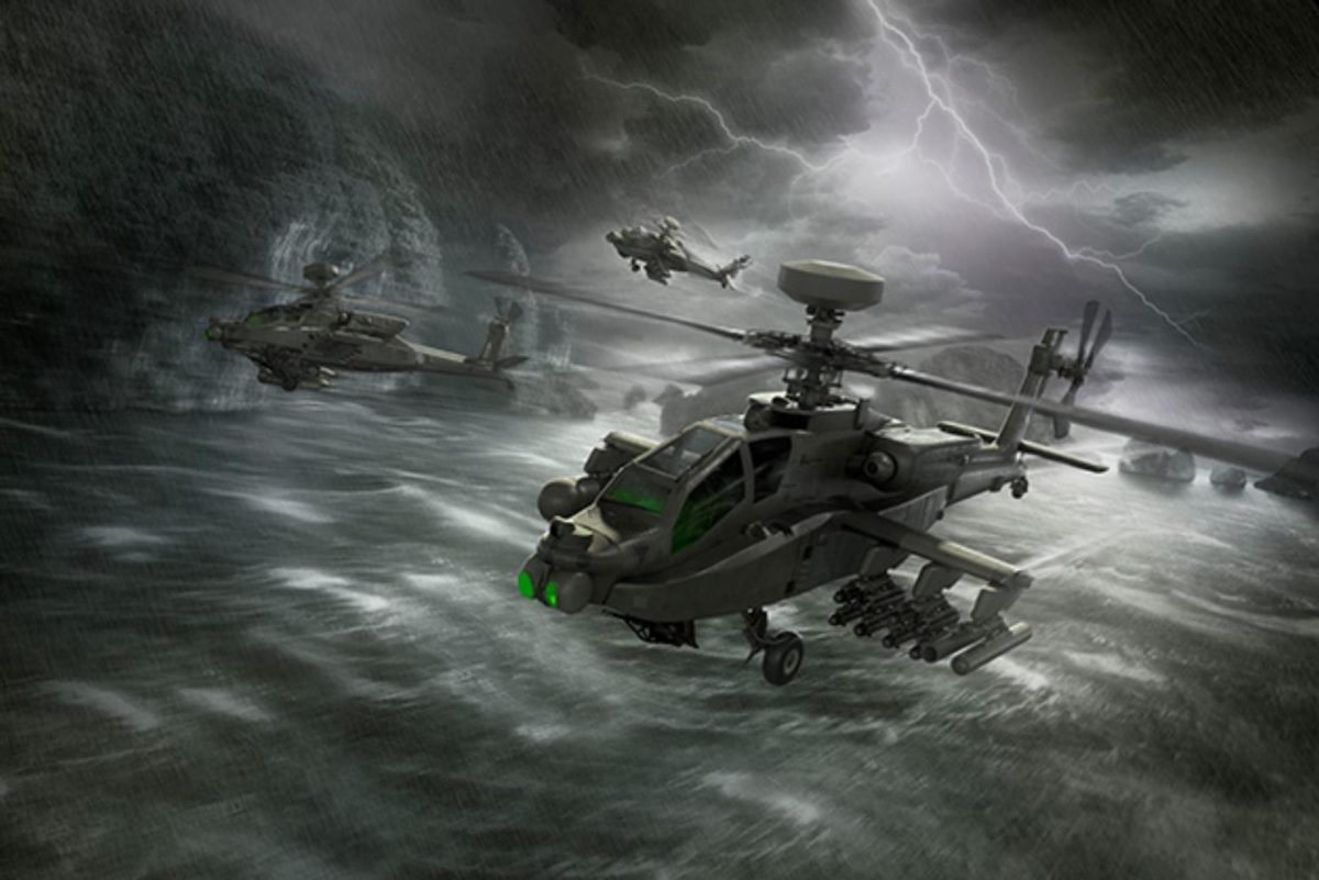 Supersprzęt dla pilotów helikopterów Apache. X-Sight HMD wygląda jak sprzęt z przyszłości