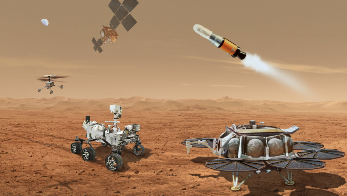 Mikrometeoryty zagrożeniem dla misji Mars Sample Return. NASA już testuje osłony