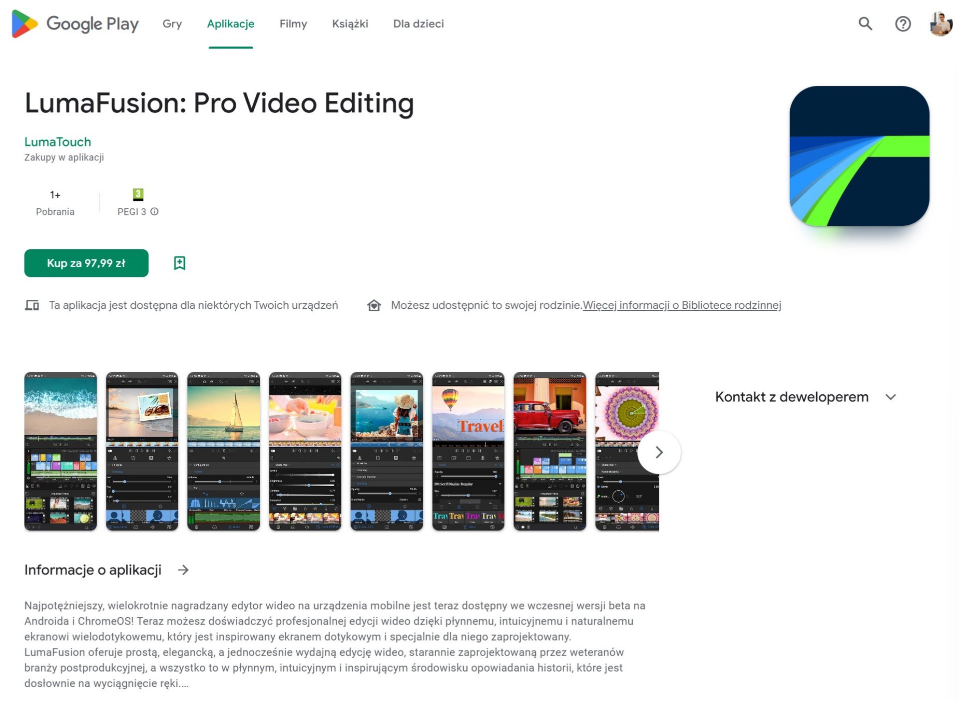 LumaFusion na Androida
