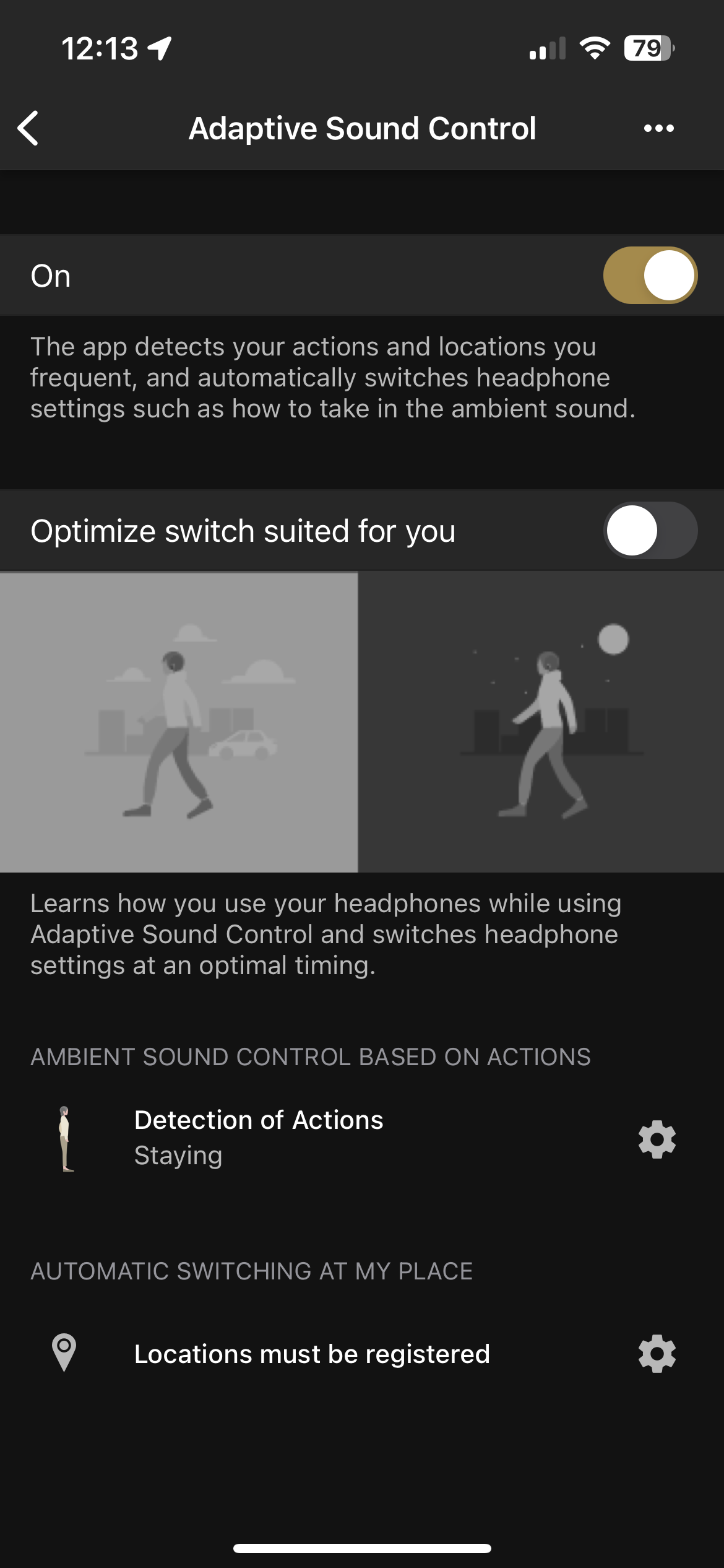 Sony WH-CN720N screenshot
