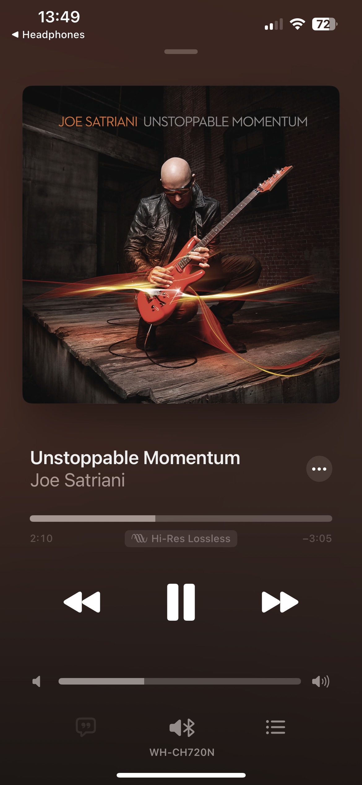 Sony WH-CN720N screenshot